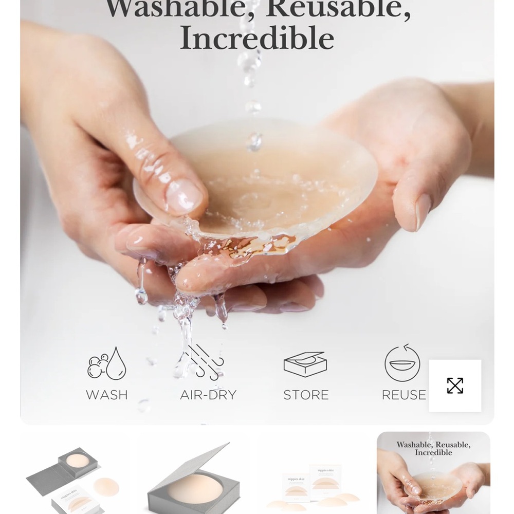 Nippies Skin Original Adhesive Covers - Cream - Picture 7 of 8